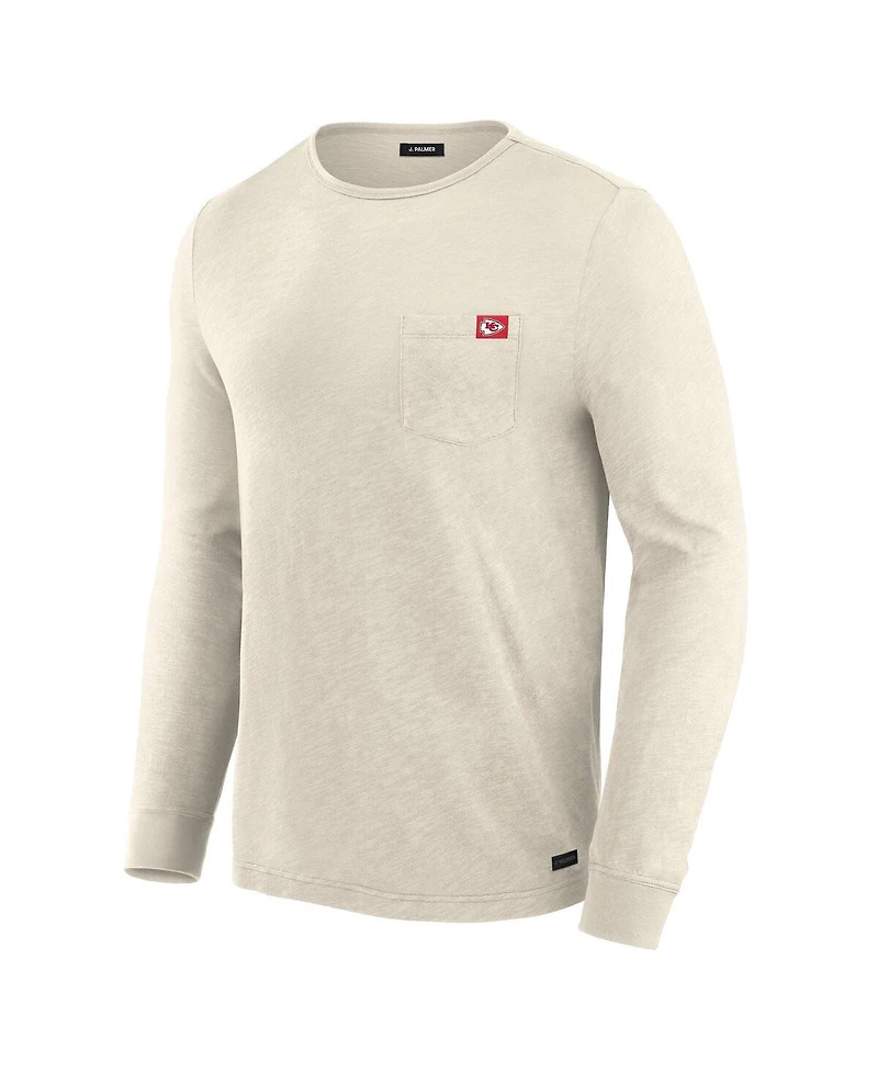 J. Palmer Men's White Kansas City Chiefs In-The-Pocket Long Sleeve T-Shirt