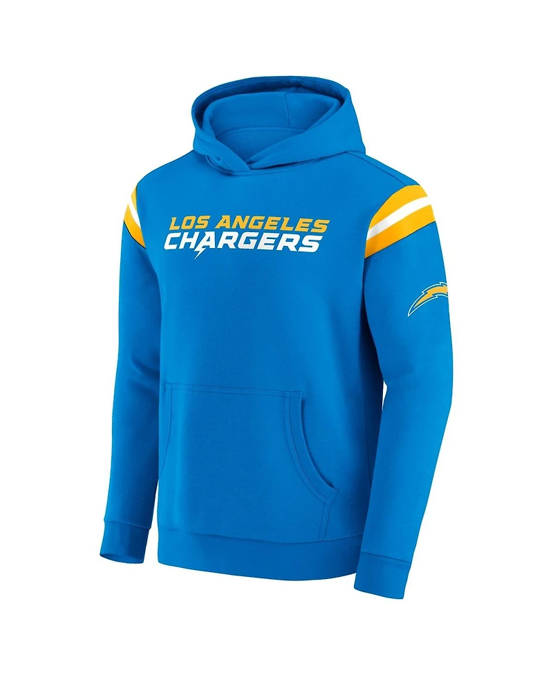 Darius Rucker Collection by Fanatics Men's Powder Blue Los Angeles Chargers Football Washed Pullover Hoodie