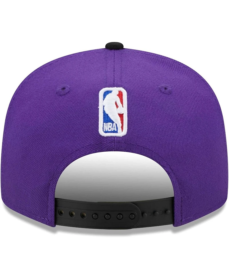 New Era Men's Purple/Black Los Angeles Lakers Jersey Hook Statement Edition 9FIFTY Snapback Hat