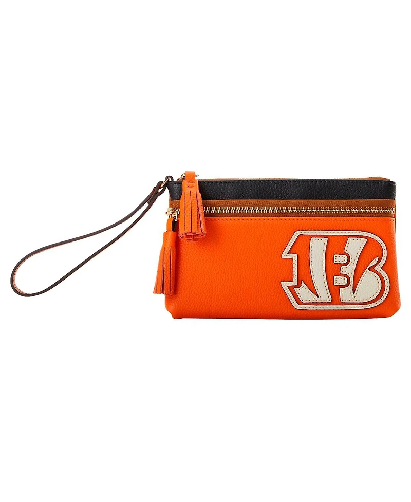 Dooney & Bourke Cincinnati Bengals Infield Double-Zip Wristlet