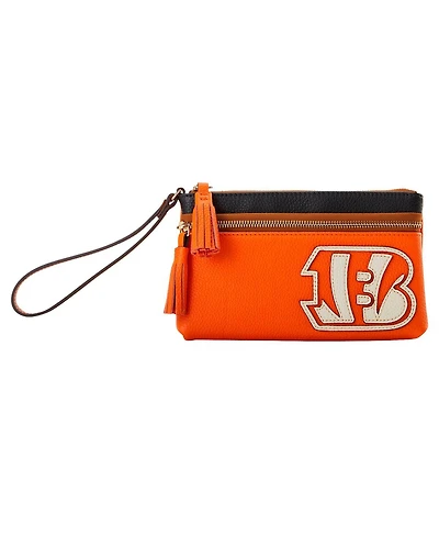 Dooney & Bourke Cincinnati Bengals Infield Double-Zip Wristlet
