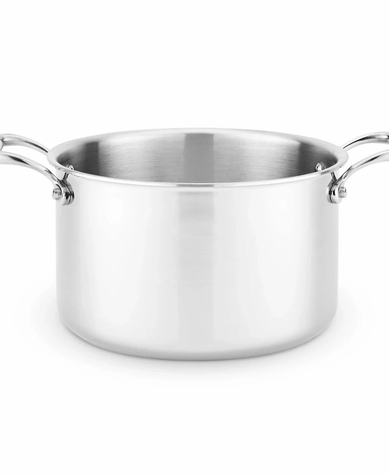 Heritage Steel Titanium Series Fully Cladded 8-Quart Stock Pot with Lid