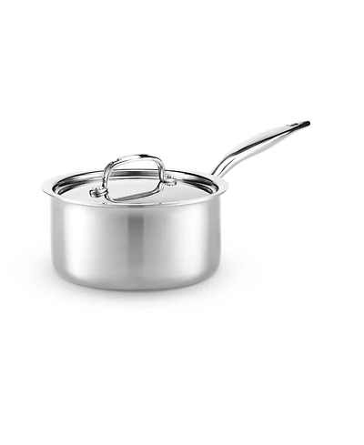 Heritage Steel Titanium Series Fully Cladded 3-Quart Saucepan with Lid