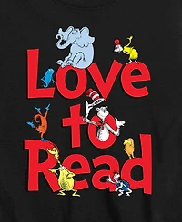 Dr. Seuss Big Boys Love to Read Graphic T-Shirt