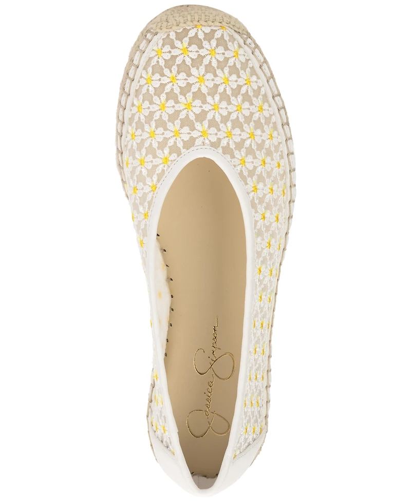 Jessica Simpson Women's Lucciea Mesh Espadrille Flats