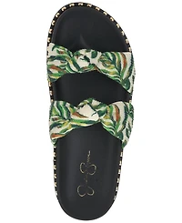 Jessica Simpson Women's Caralyna Rhinestone Knotted Footbed Sandals