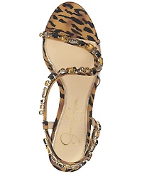 Jessica Simpson Women's Jaycin Barely-There Rhinestone Evening Sandals
