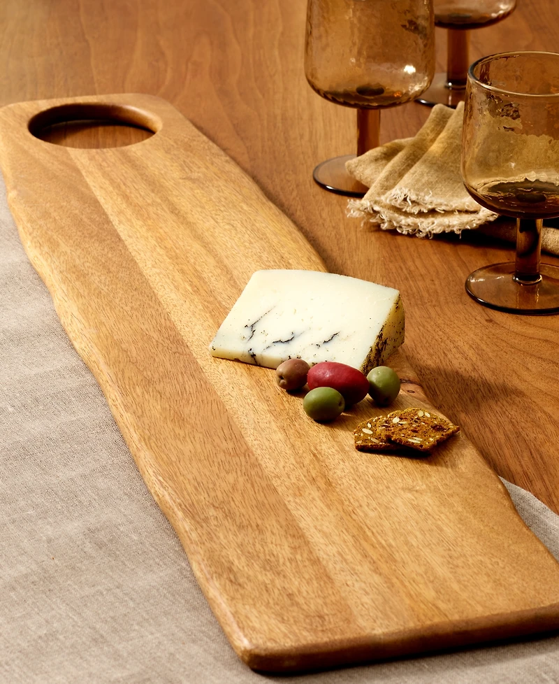 Oake Large Wood Serving Board, Exclusively at Macy's