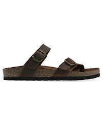 White Mountain Women's Grams Round Toe Flat Sandals