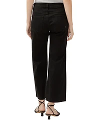 Silver Jeans Co. Women's Suki Mid Rise Curvy Fit Wide Leg