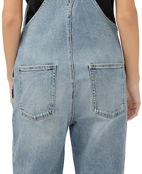 Silver Jeans Co. Women's 90s Baggy Straight Leg Overall Jeans