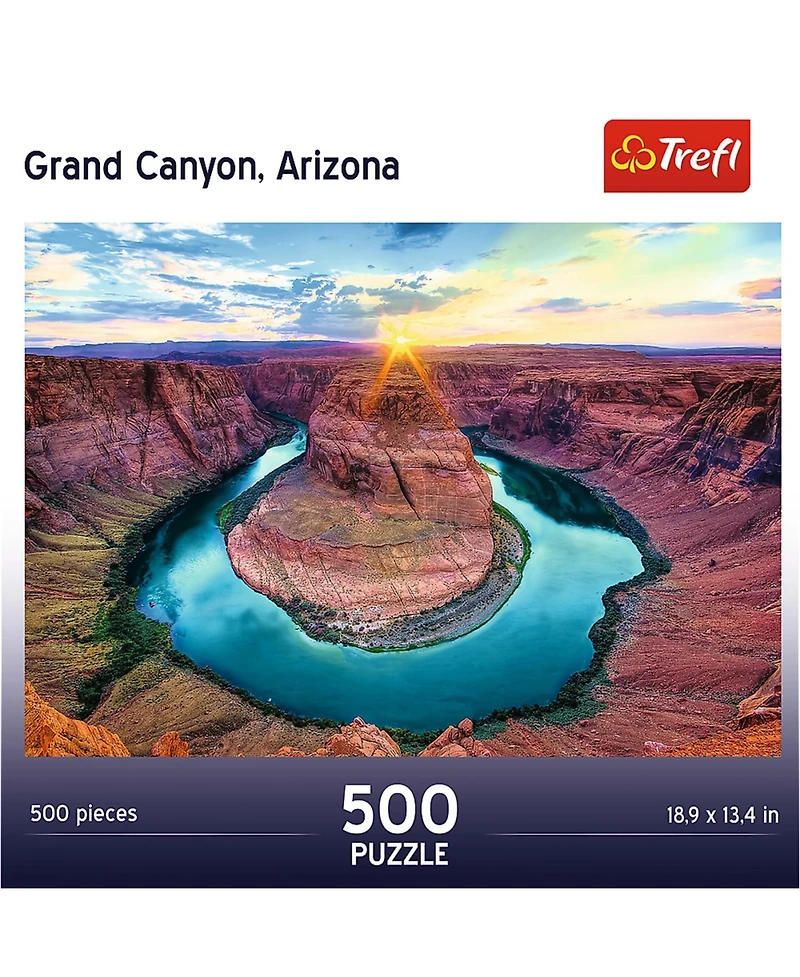 Trefl Red 500 Piece Jigsaw Puzzle - Grand Canyon Usa