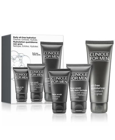 Clinique 3-Pc. Daily Oil-Free Hydration Men's Set