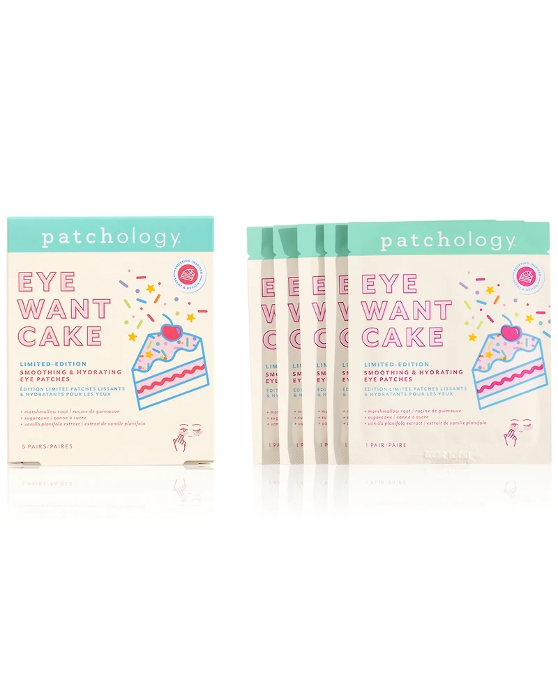 Patchology Eye Want Cake Limited-Edition Smoothing & Hydrating Eye Patches, 5-Pk.