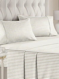 4 Piece Microfiber Sheet Set - Queen