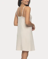 Felina Women's Desiree Short sleeves with Lace Trim Chemise Sleepwear