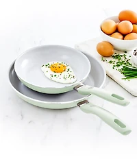 GreenPan Dover 8" & 10" 2-Piece Frypan Set