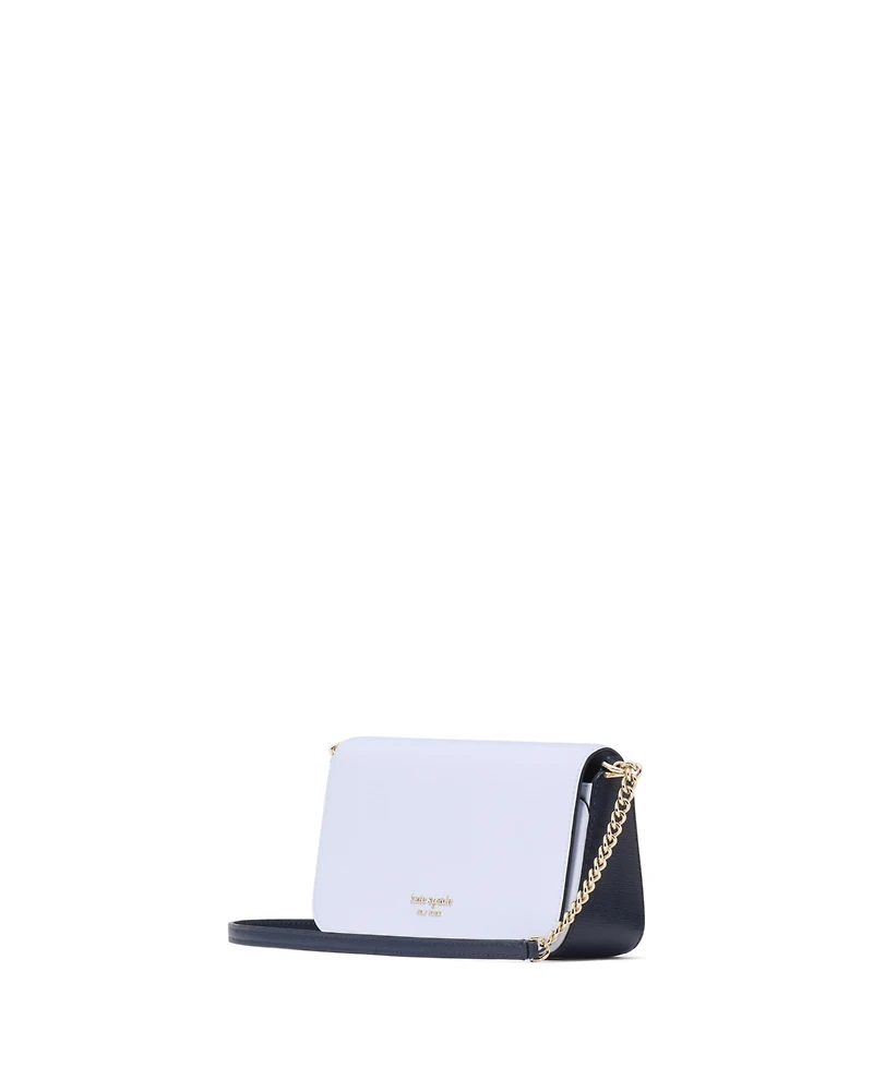 kate spade new york Devin Saffiano Leather Flap Chain Wallet