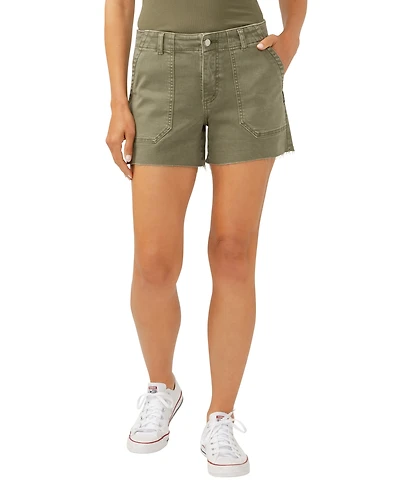Silver Jeans Co. Women's Suki Mid Rise Curvy Fit Shorts