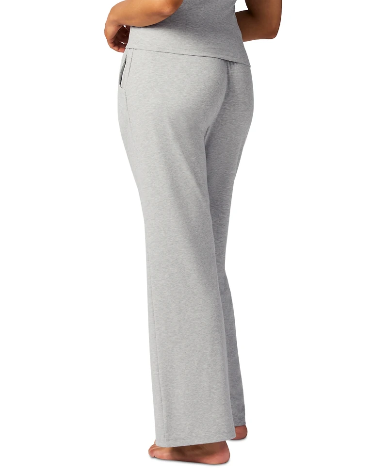 Gap Women's Ribbed Mid-Rise Lounge Pajama Pants