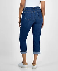 Style & Co Women's Mid-Rise Curvy Capri Jeans, Exclusively at Macy's