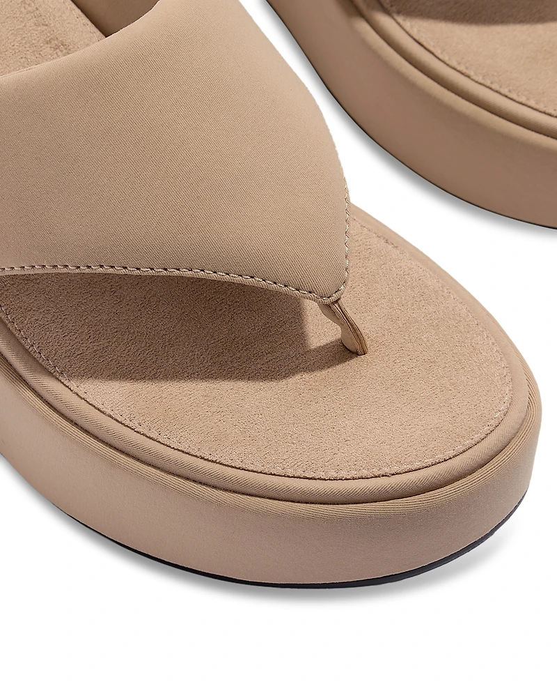 FitFlop Women's Flatforms Wedge Toe-Post Sandals