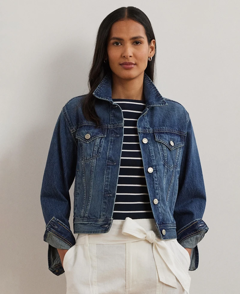Lauren Ralph Lauren Women's Denim Trucker Jacket