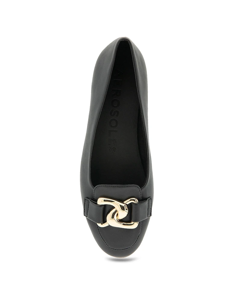 Aerosoles Women's Bell Buckle Ballet Flats