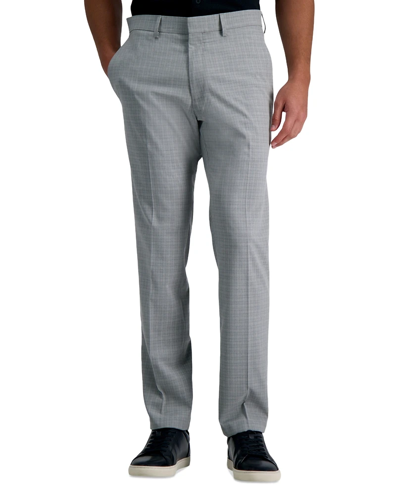 Kenneth Cole Reaction Men's Slim-Fit Stretch Check Dress Pants