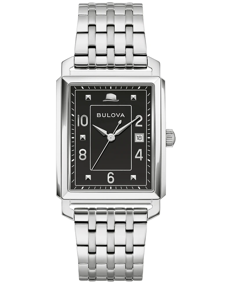 Bulova Men's The Very Thought of You Frank Sinatra Special Edition Stainless Steel Bracelet Watch 30mm