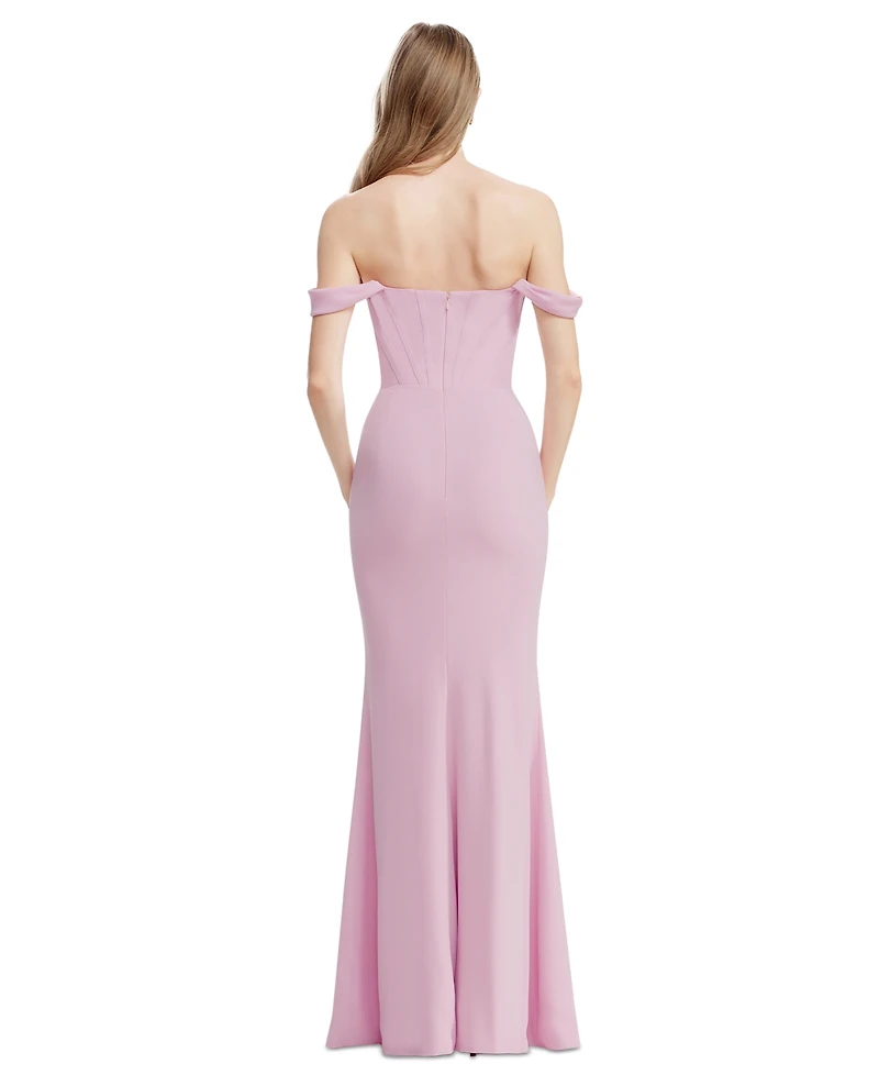 Dress the Population Women's Melania Corset Gown