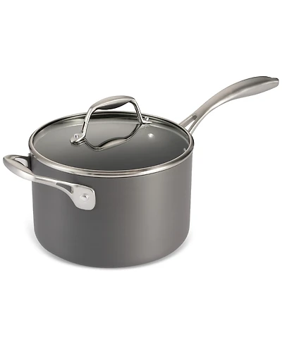 Tramontina OnyxPro 4-Quart Hard Anodized Nonstick Sauce Pan with Lid