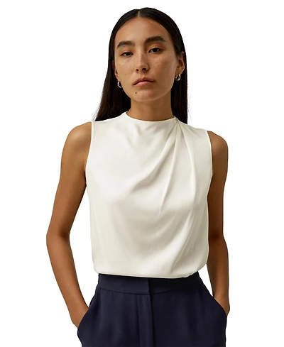 Lilysilk Women's Sleeveless Minimalist Silk Top