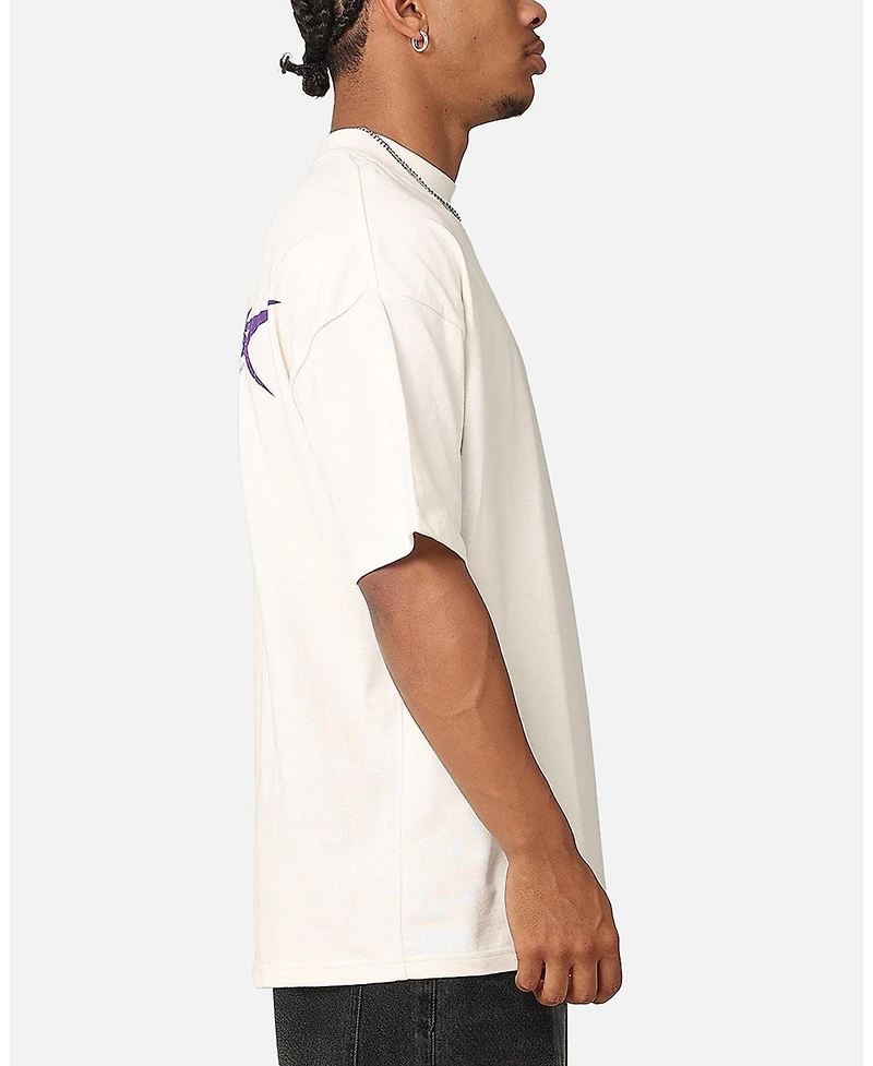 Metal Mock Neck T-Shirt