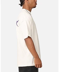 Metal Mock Neck T-Shirt