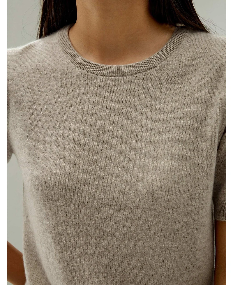 Lilysilk Women's Crew Neck Basic Knit Top