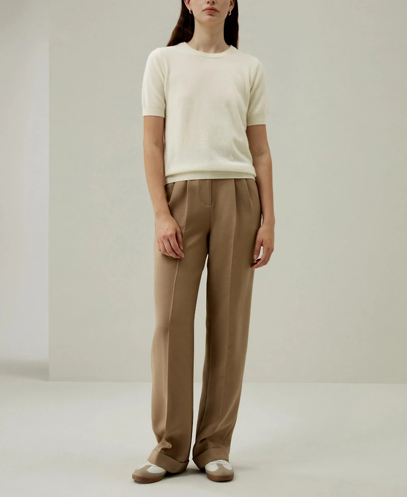 Lilysilk Women's Crew Neck Basic Knit Top