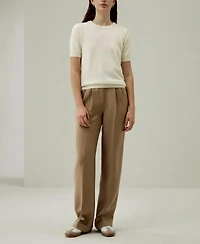 Lilysilk Women's Crew Neck Basic Knit Top