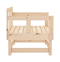 Patio Chairs 2 pcs Solid Wood Pine