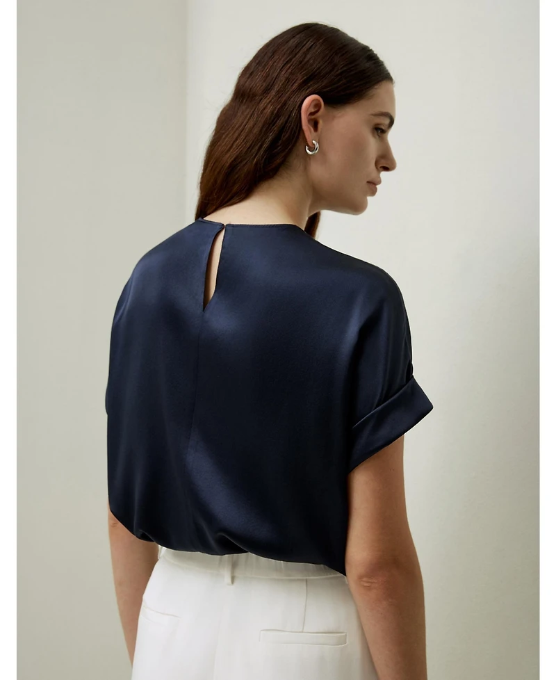 Lilysilk Women's Contemporary Oversized Silk Top