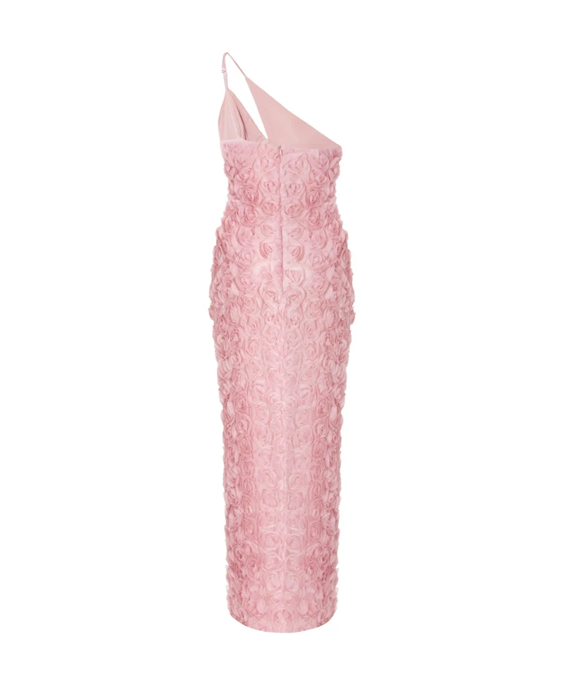 Quiz Women's One Shoulder Cut Out 3D Floral Maxi Dress
