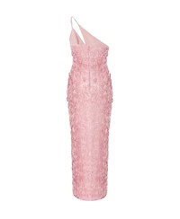 Quiz Women's One Shoulder Cut Out 3D Floral Maxi Dress