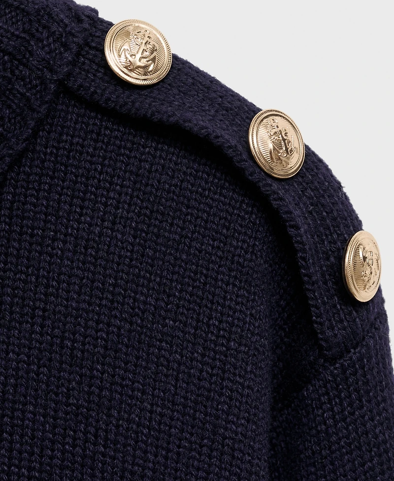 Mango Women's Jewel Buttons Knitted Sweater