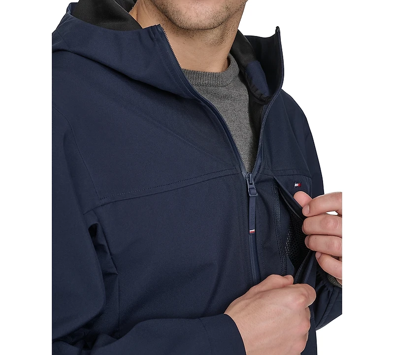 Tommy Hilfiger Men's Softshell Rain Hoodie