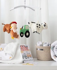 Living Textiles Baby Boys and Girls Tractor Ride Collection Musical Mobile