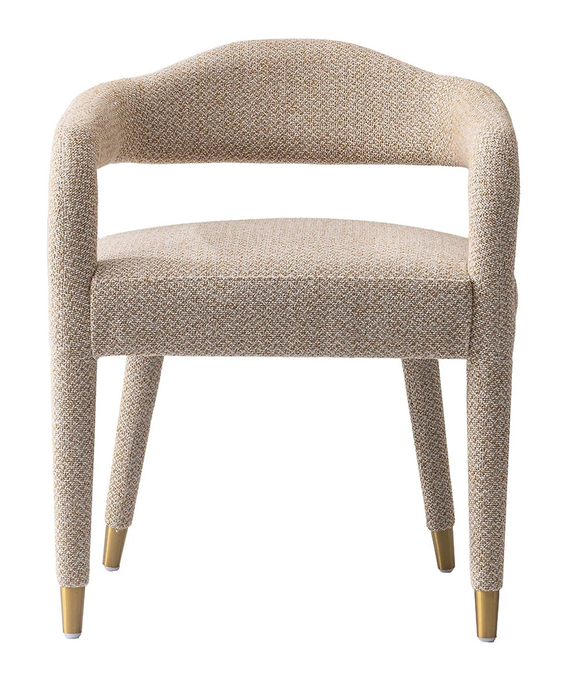 Manhattan Comfort Aspen 23.2" Modern Tweed Upholstered Dining Armchair