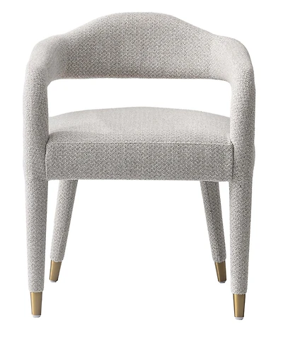 Manhattan Comfort Aspen 23.2" Modern Tweed Upholstered Dining Armchair