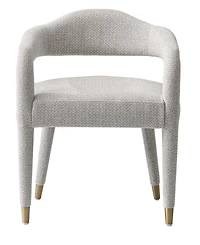 Manhattan Comfort Aspen 23.2" Modern Tweed Upholstered Dining Armchair