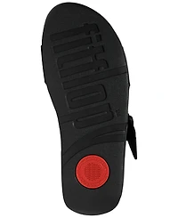 FitFlop Women's Lulu Resin Buckle Slingback Wedge Sandals