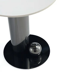Manhattan Comfort Laurel 19.68" Modern Sintered Stone Top End Table